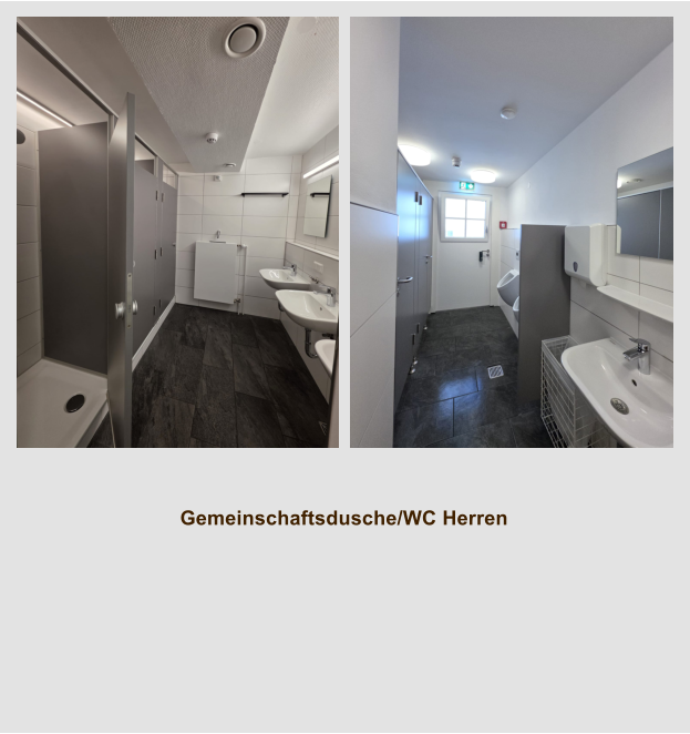 Gemeinschaftsdusche/WC Herren
